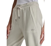 Dkny Sport Women's Cotton-Blend Tie-Waist Joggers