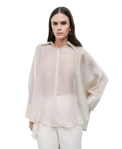 Nocturne Women's Embroidered Detailed Shirt
