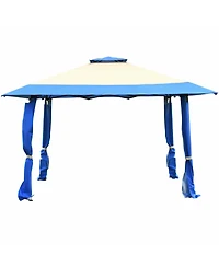 Gymax 13' x Folding Patio Pop-up Gazebo Canopy Tent Outdoor Shelter Shade