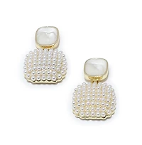 Sohi Women's Embellished Drop Earrings
