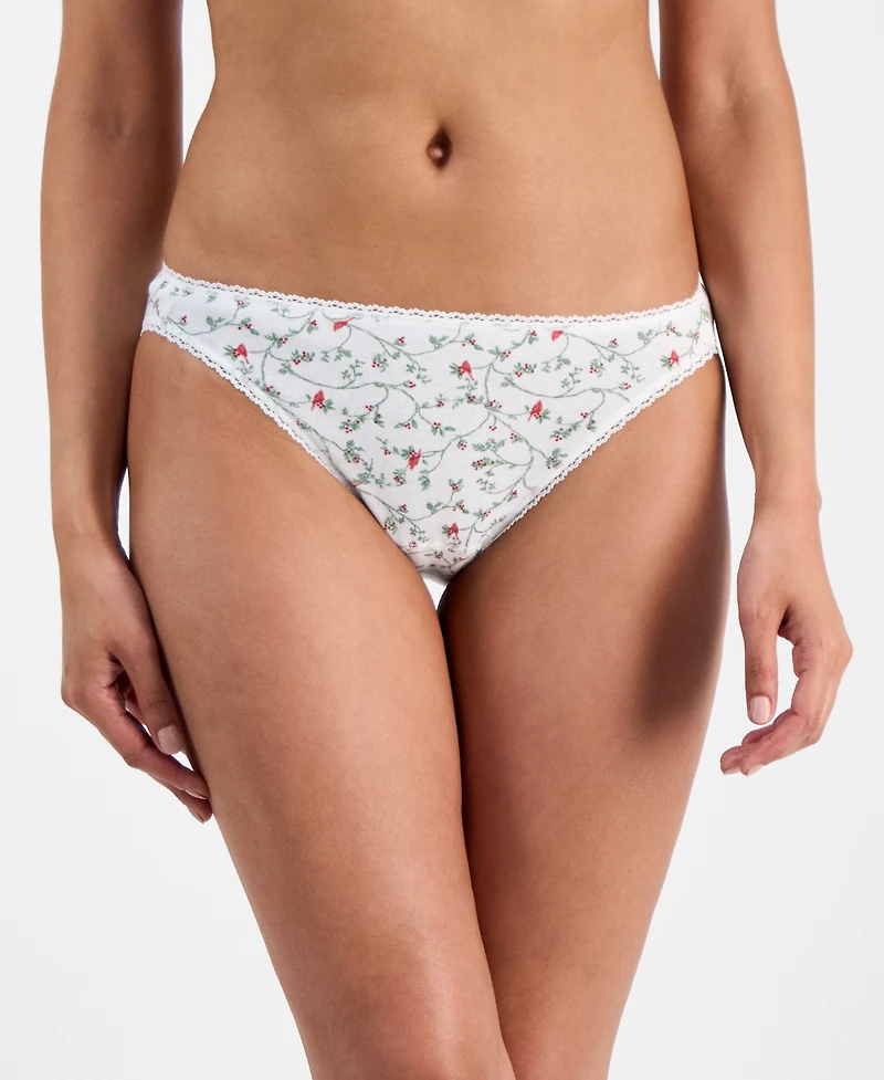 Charter Club Women's Everyday Cotton Bikini Underwear, Created for Macy's