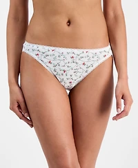 Charter Club Women's Everyday Cotton Bikini Underwear, Created for Macy's