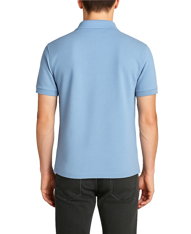 Galaxy By Harvic Men's Polo Avenue Short Sleeve Pique Shirt