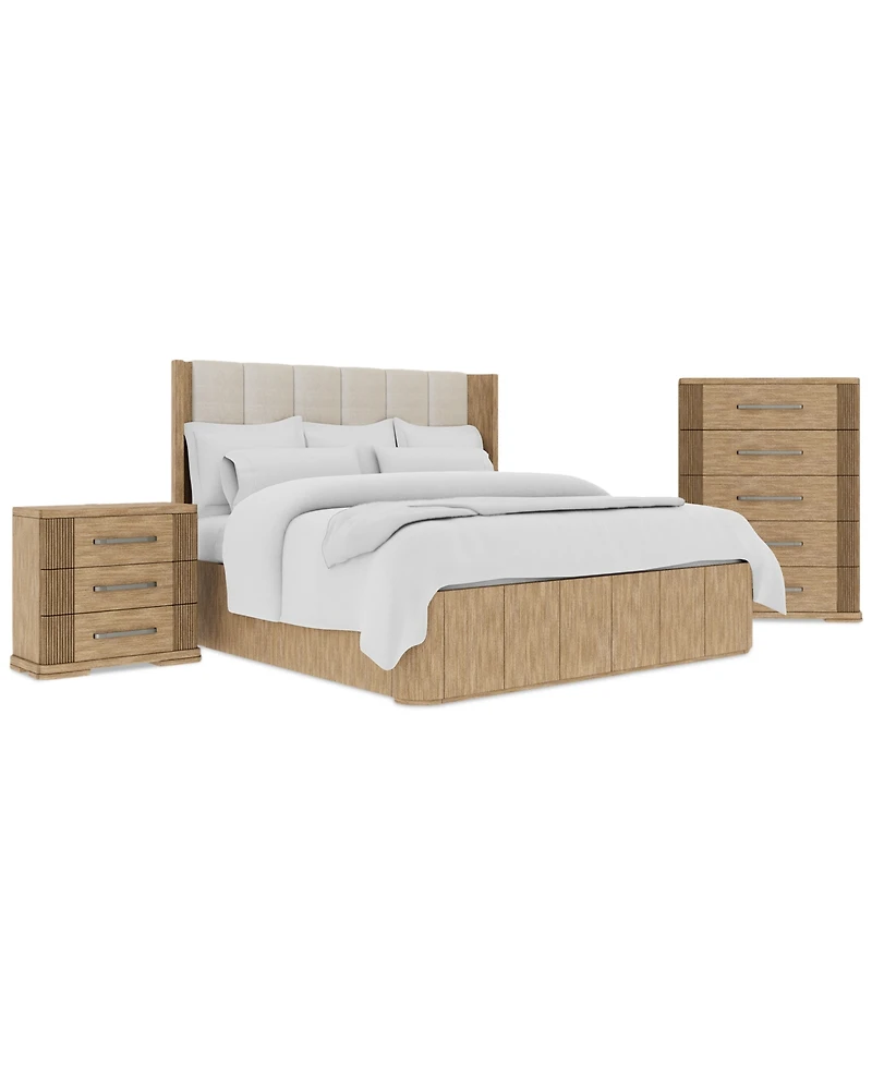 Frandlyn 3-Pc. King Bedroom Set (Bed, Chest & Nightstand)