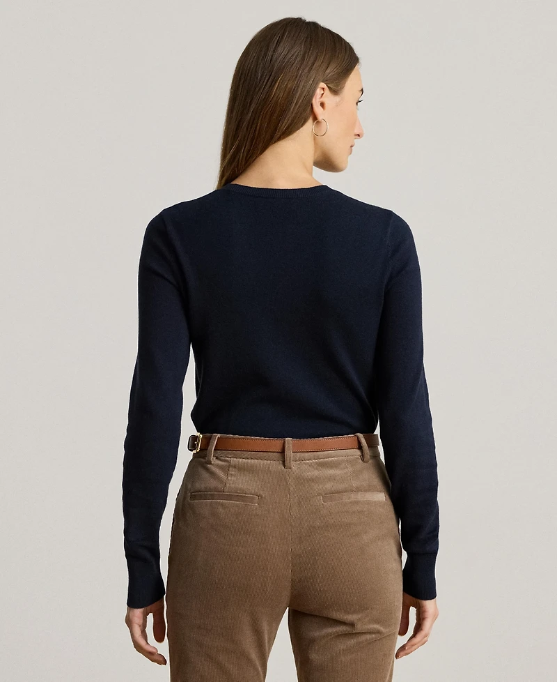Lauren Ralph Women's Cotton-Blend Sweater
