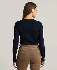 Lauren Ralph Women's Cotton-Blend Sweater