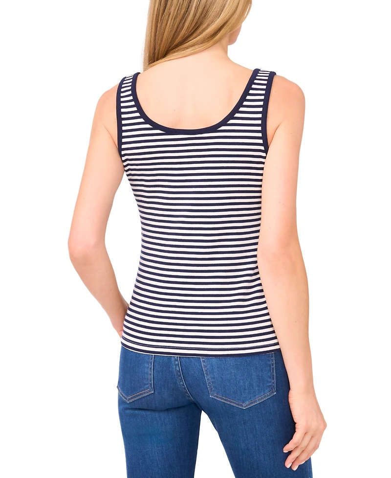 CeCe Women's Striped Tank Top