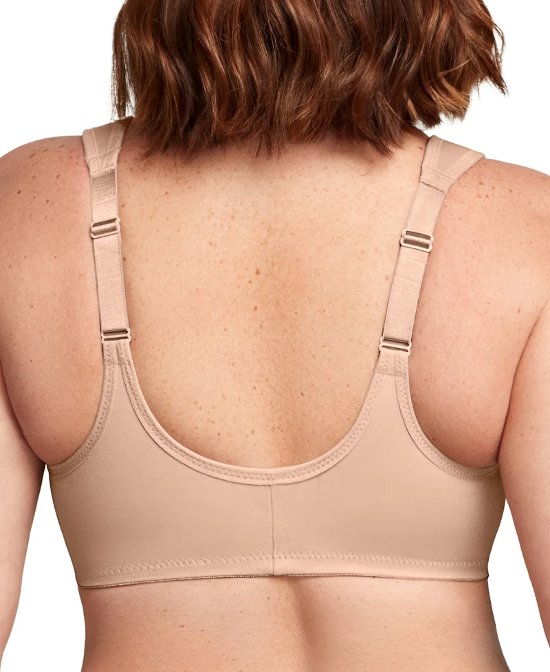 Glamorise Plus Full Figure Wonderwire Front-Closure Bra Underwire 1245