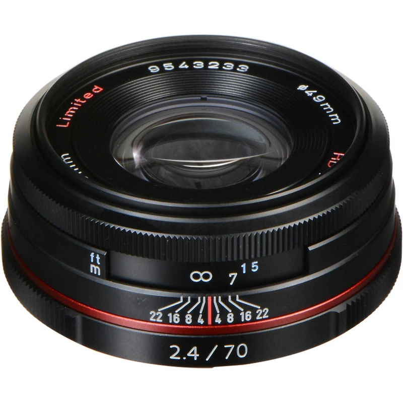Pentax Smcp-da 70mm f/2.4 Ed Limited Edition Lens for Dslr Cameras, Black