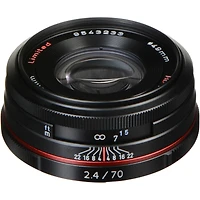 Pentax Smcp-da 70mm f/2.4 Ed Limited Edition Lens for Dslr Cameras, Black