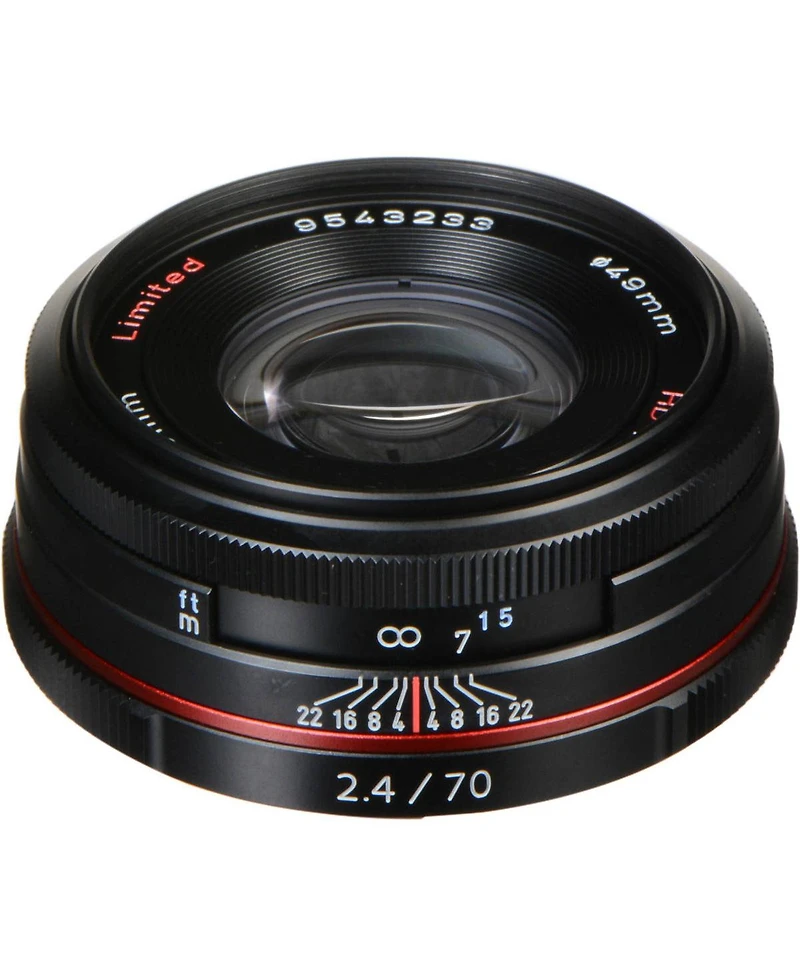 Pentax Smcp-da 70mm f/2.4 Ed Limited Edition Lens for Dslr Cameras, Black