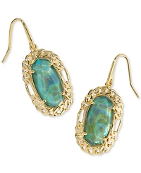 Kendra Scott Gold-Tone Dani Figaro Frame Drop Earrings
