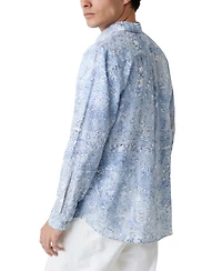Guess Men's Island-Pattern Shirt