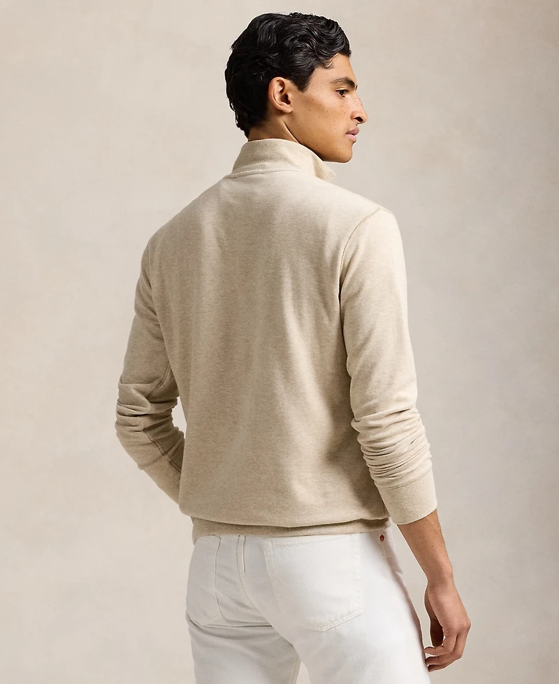 Polo Ralph Lauren Men's Luxury Jersey Quarter-Zip Pullover Sweater
