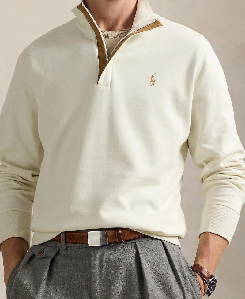 Polo Ralph Lauren Men's Luxury Jersey Quarter-Zip Pullover