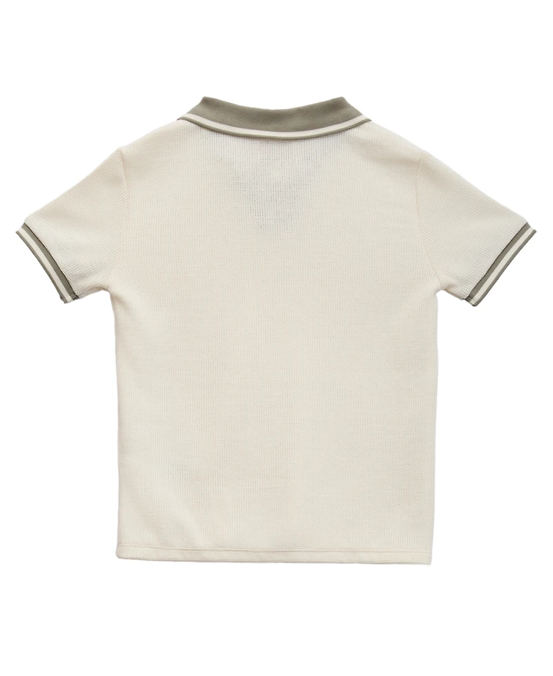Guess Big Boys Short Sleeve Knit Polo Shirt