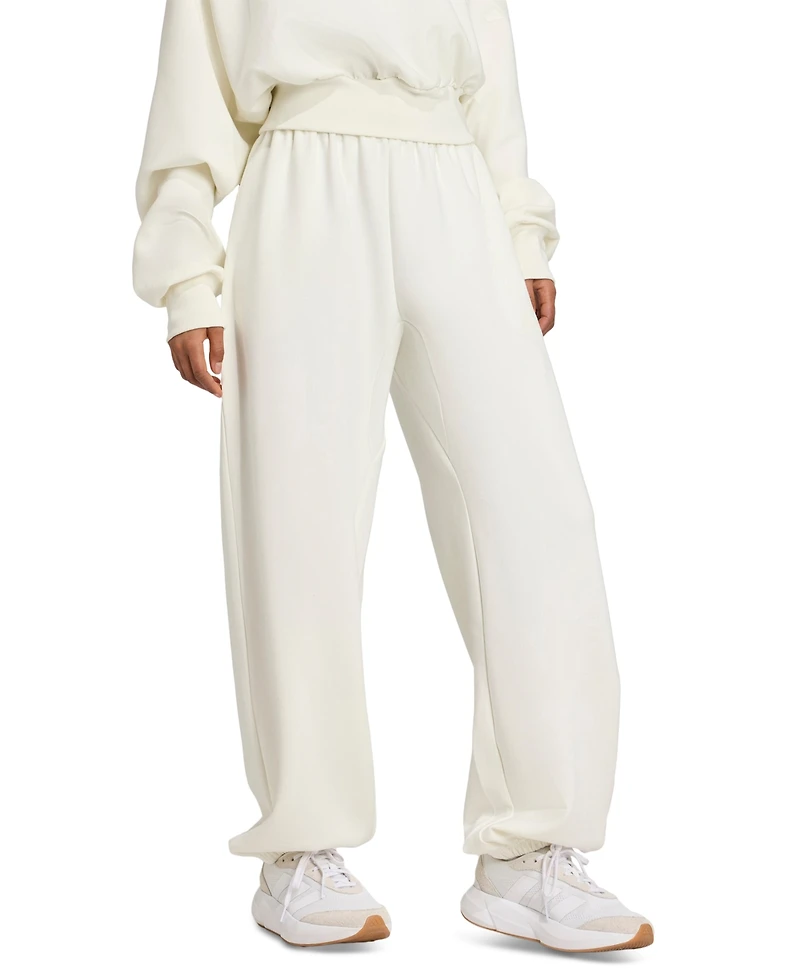 adidas Women's Soft Lux Loose Mid-Rise Pull-On Pants