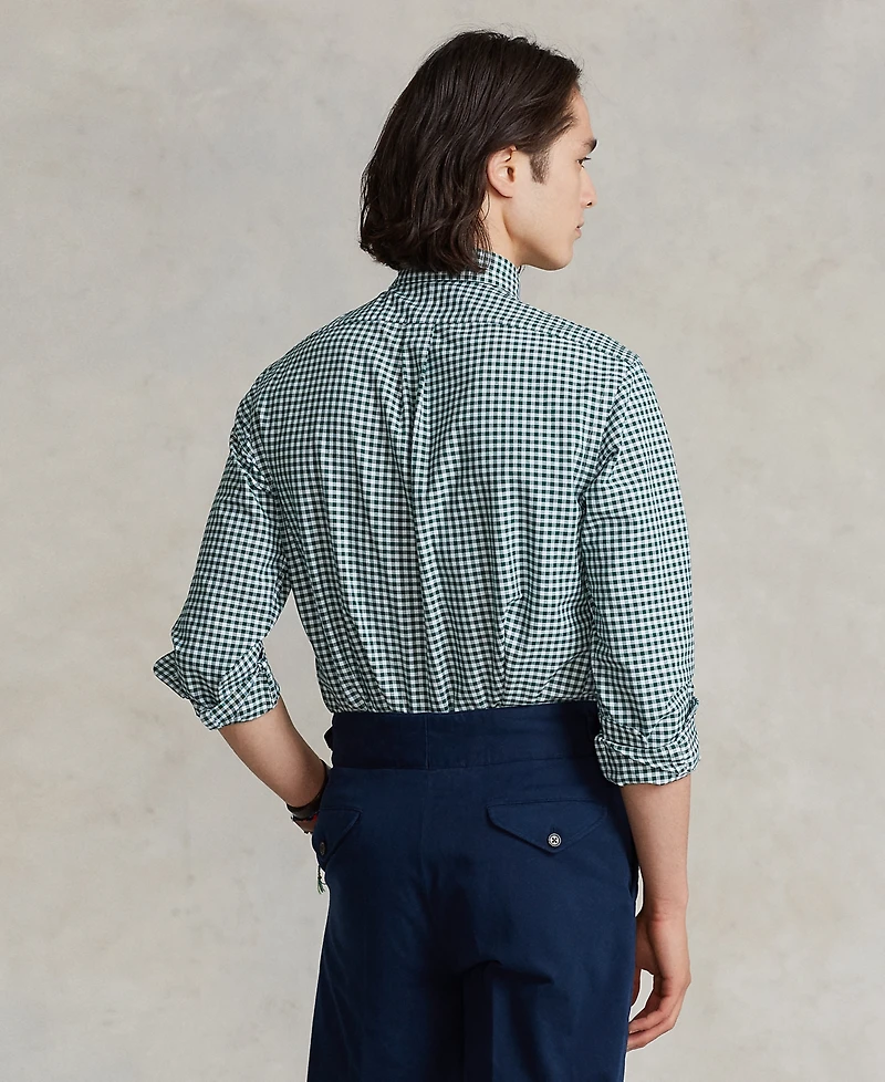 Polo Ralph Lauren Men's Custom-Fit Gingham Oxford Shirt