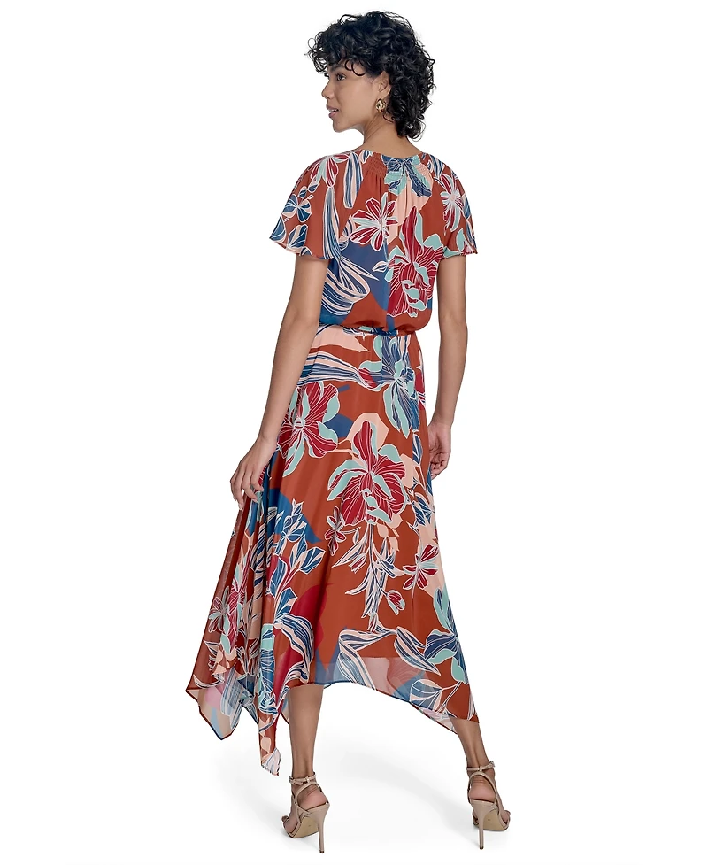 Jessica Howard Women's Short-Sleeve Fit & Flare Dress