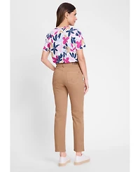Olsen Women's Lisa Straight Cropped Stretch Jean