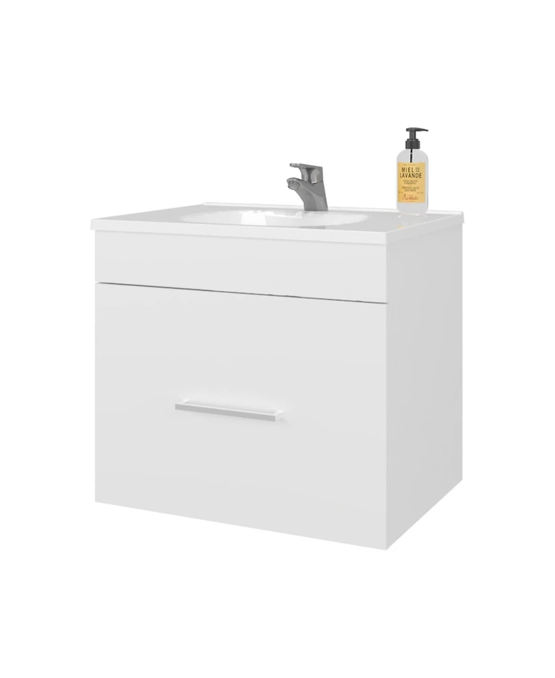 Story Floating Bathroom Vanity Set with Sink