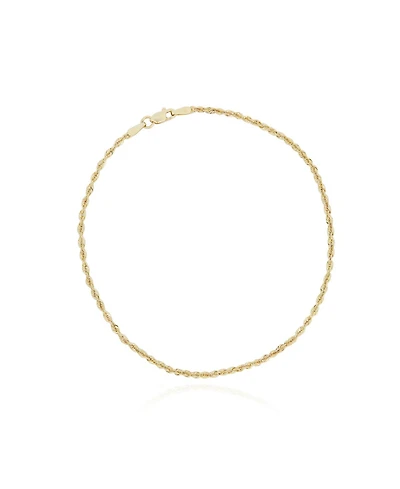The Lovery Rope Chain Bracelet 2.5 millimeters 7 inches
