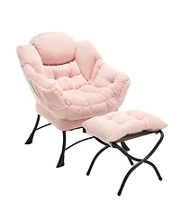 Mondawe Lounge Chair with Ottoman & Side Pocket