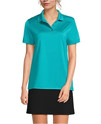 Lands' End Women's Short Sleeve Rapid Dry Polo Shirt