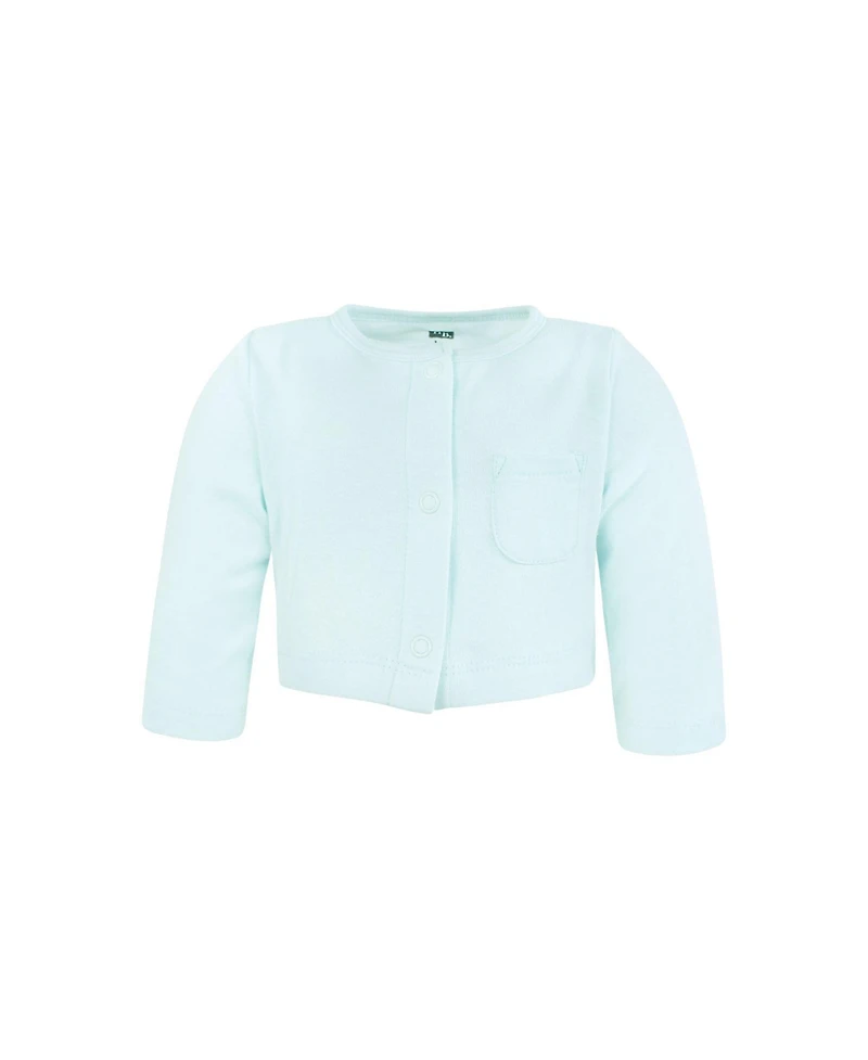 Hudson Baby Girls Cotton Dress and Cardigan Set, By The Sea