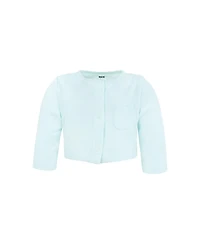 Hudson Baby Girls Cotton Dress and Cardigan Set, By The Sea