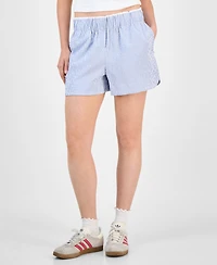 And Now This Women's Striped Seersucker Boxer Shorts, Exclusively at Macy's