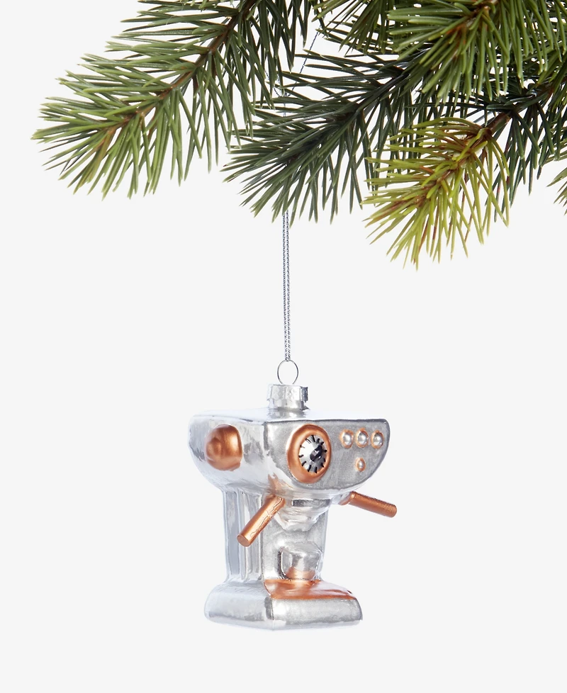 Holiday Lane Foodie Coffee Machine Ornament, Macy's Exclusive