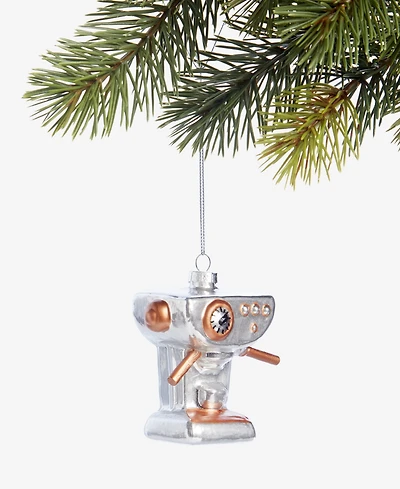 Holiday Lane Foodie Coffee Machine Ornament, Macy's Exclusive