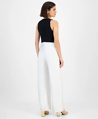 Tahari Asl Women's Colorblocked Vest Jumpsuit