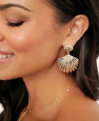 Ettika Sun-drenched Shell Earrings