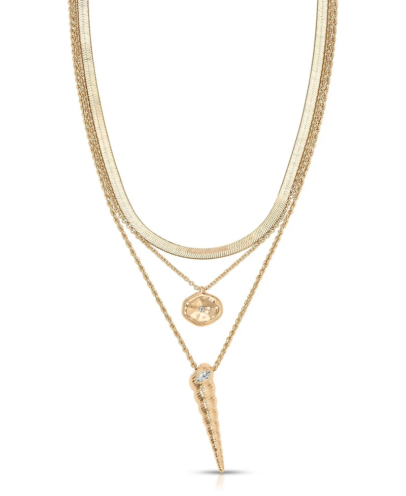 Ettika Saint Tropez Shell Necklace