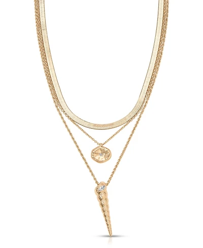 Ettika Saint Tropez Shell Necklace