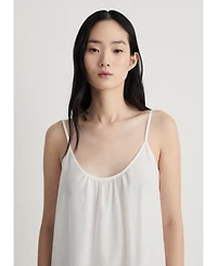 Mango Women's Cotton Spaghetti Strap Nightgown
