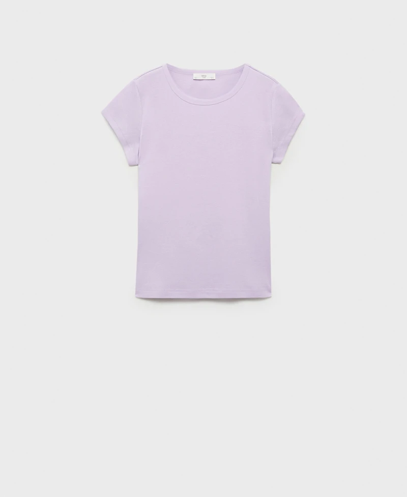 Mango Women's Cotton Short Sleeve T-Shirt