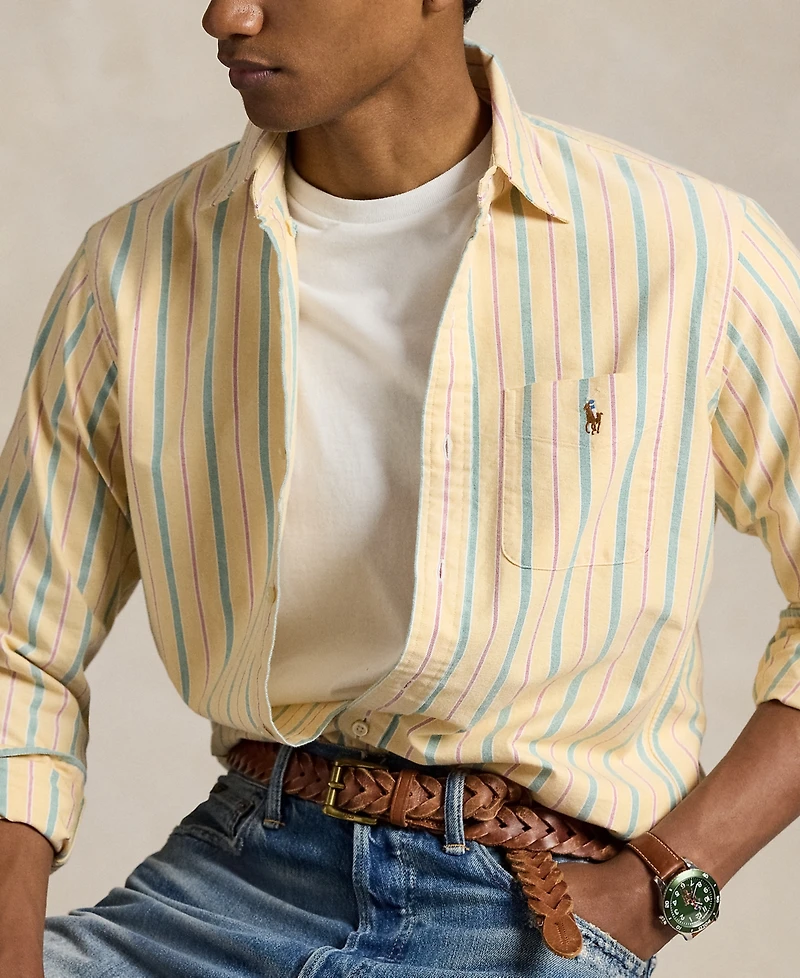 Polo Ralph Lauren Men's Classic-Fit Striped Oxford Shirt