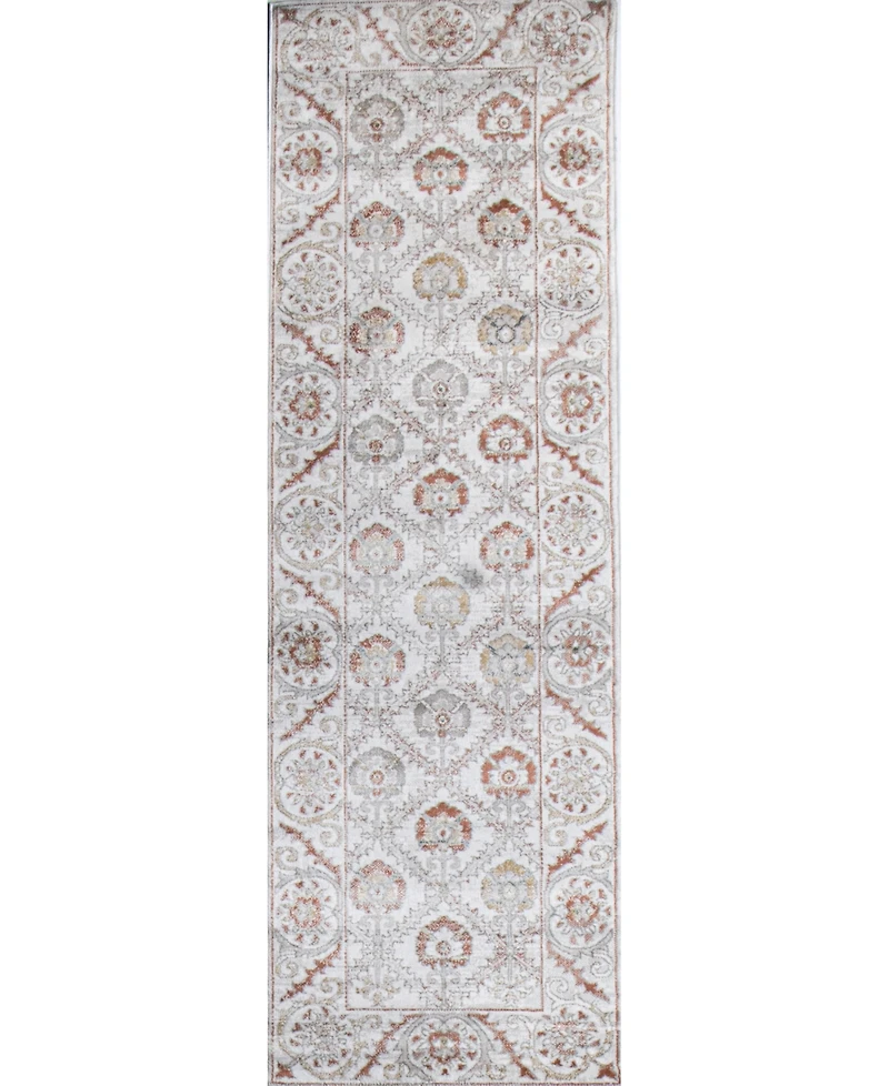Bashian Parlin ASH314 2'6"x8' Runner Area Rug