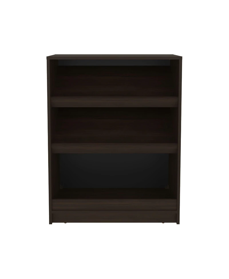 Oatman Shoe Rack with Open Storage, Wengue
