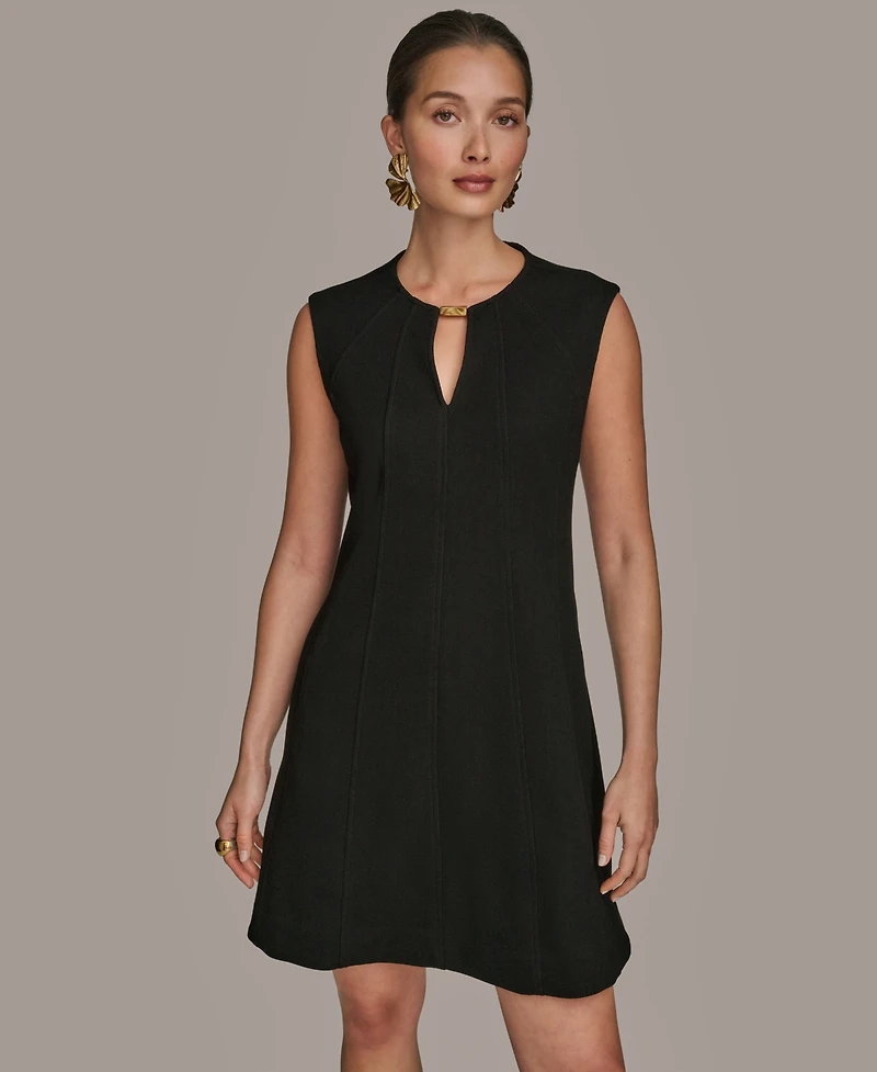 Donna Karan New York Women's Sleeveless A-Line Dress