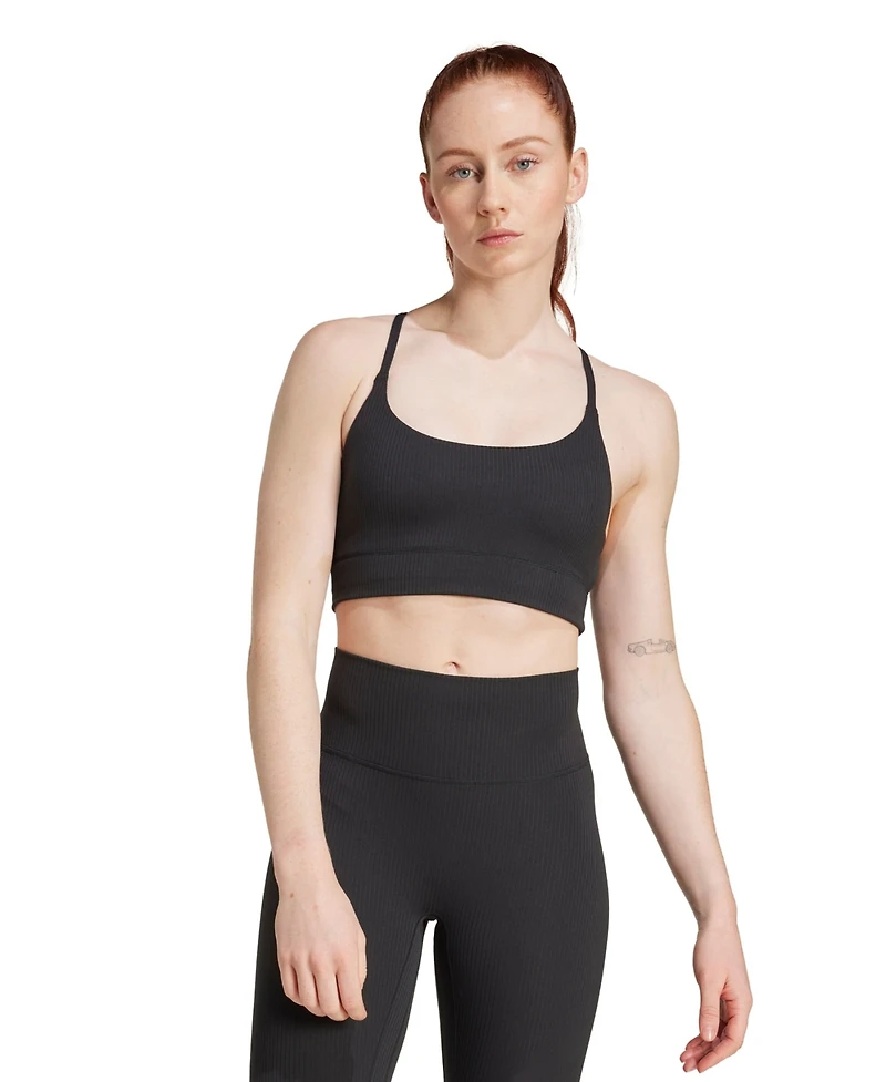 adidas Women's All Me Ribbed Training Bra