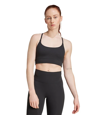 adidas Women's All Me Ribbed Training Bra