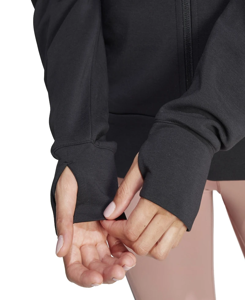 adidas Women's Designed For Training Full-Zip Hoodie Sweatshirt