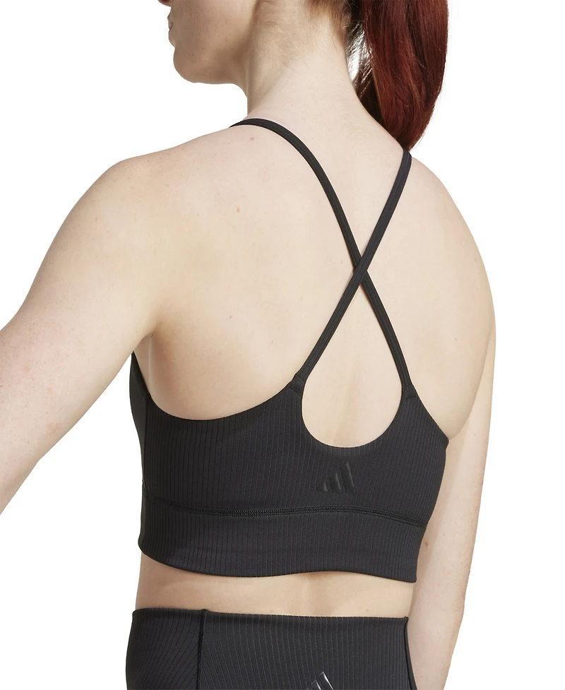 adidas Women's All Me Ribbed Training Bra