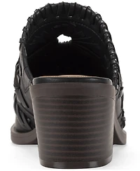 Style & Co Women's Lucyy Stitch Detail Block Heel Mules, Exclusively at Macy's