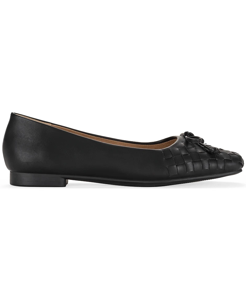 Style & Co Women's Baileyy Woven Snip Toe Ballet Flats, Exclusively at Macy's