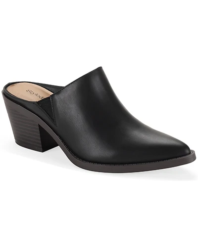 Style & Co Women's Leonaa Block Heel Pointed Toe Mules, Created for Macy's